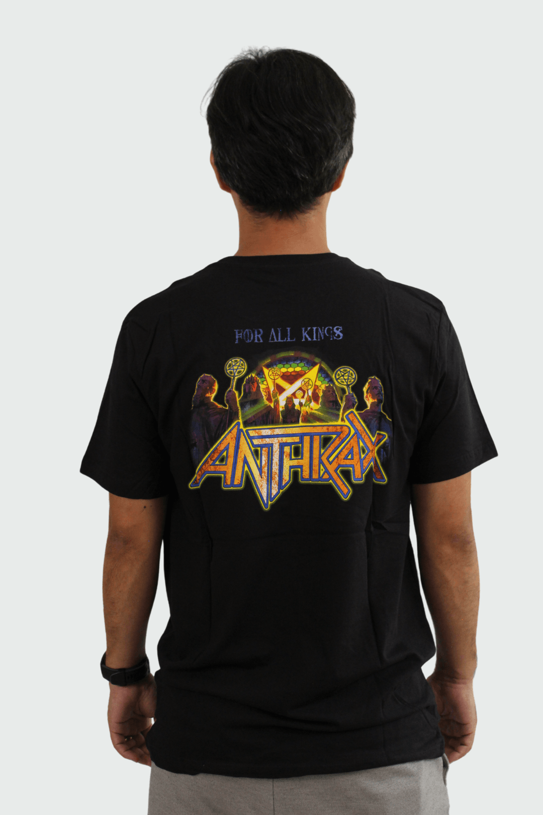 Camiseta Oficial De Anthrax - Diseño Eagle Shield En Negro, 100% Algodón, Unisex