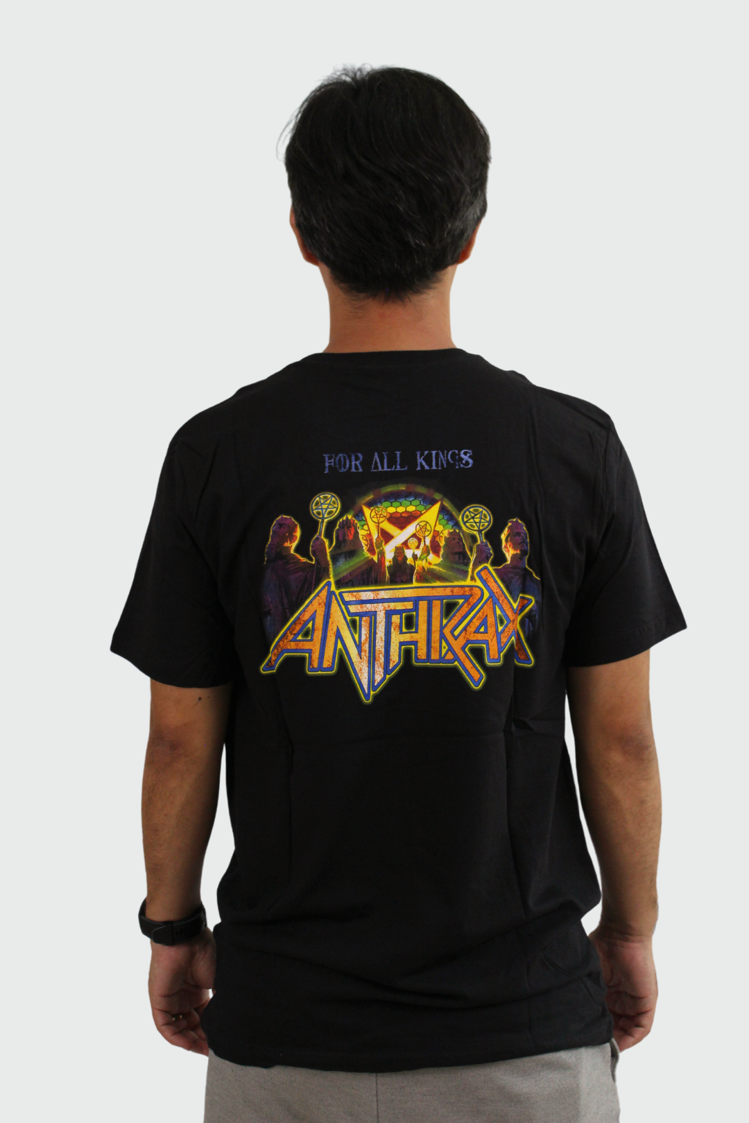 Camiseta Manga Curta Anthrax For All Kings