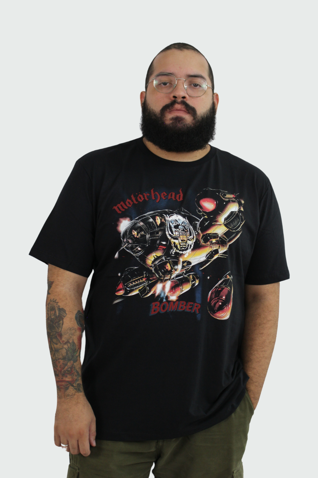 Camiseta Manga Curta Motörhead Bomber