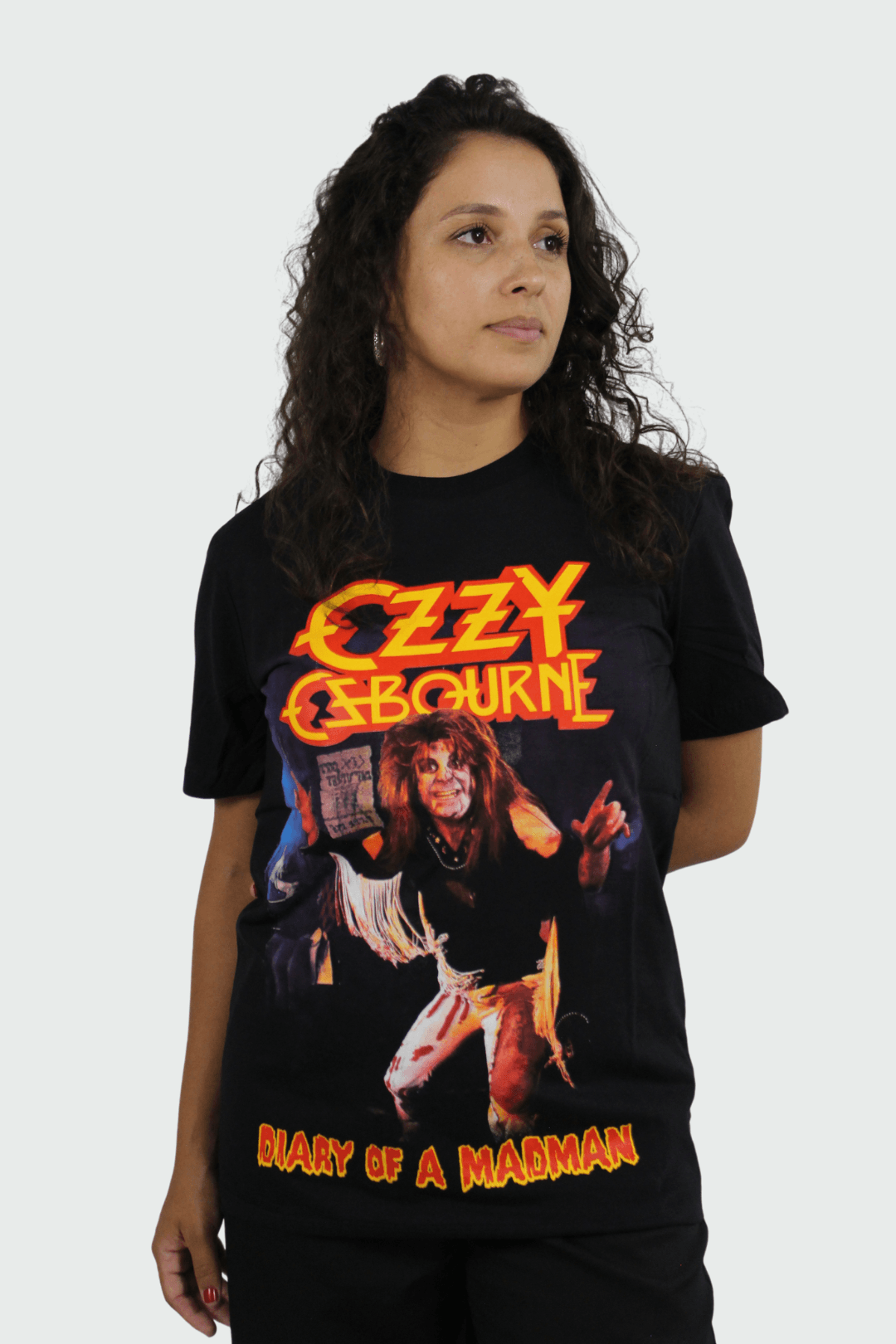BIBLE OF OZZ /OZZY OSBOURNE/Tシャツ Camiseta Manga Curta Ozzy Osbourne Diary Of A Madman – Consulado