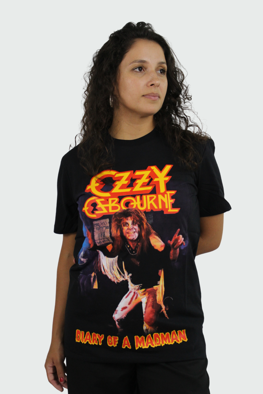 Camiseta Manga Curta Ozzy Osbourne Diary Of A Madman