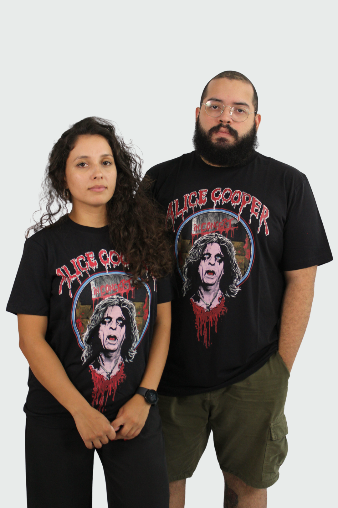 Camiseta Manga Curta Alice Cooper In Concert