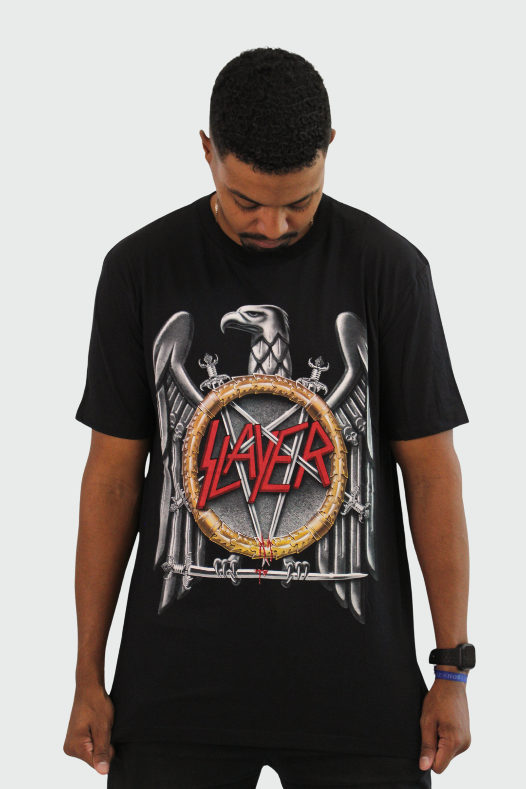 Camiseta Manga Curta Slayer Silver Eagle