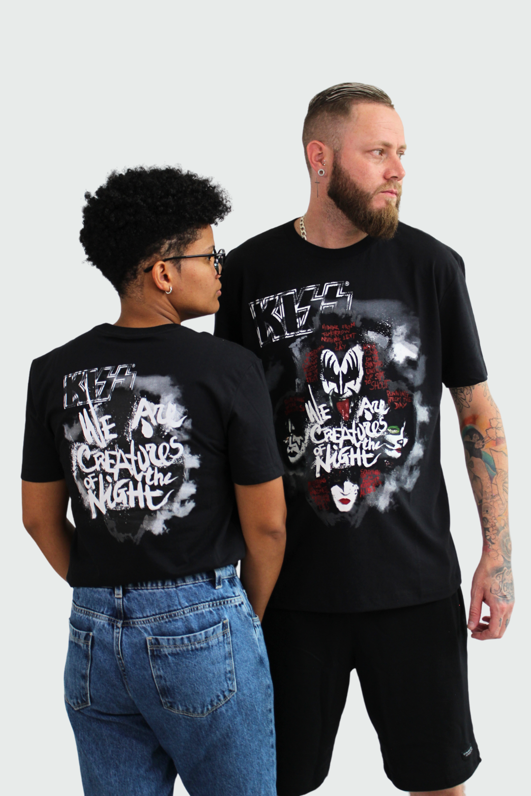 Camiseta Manga Curta Kiss Creatures Of The Night II