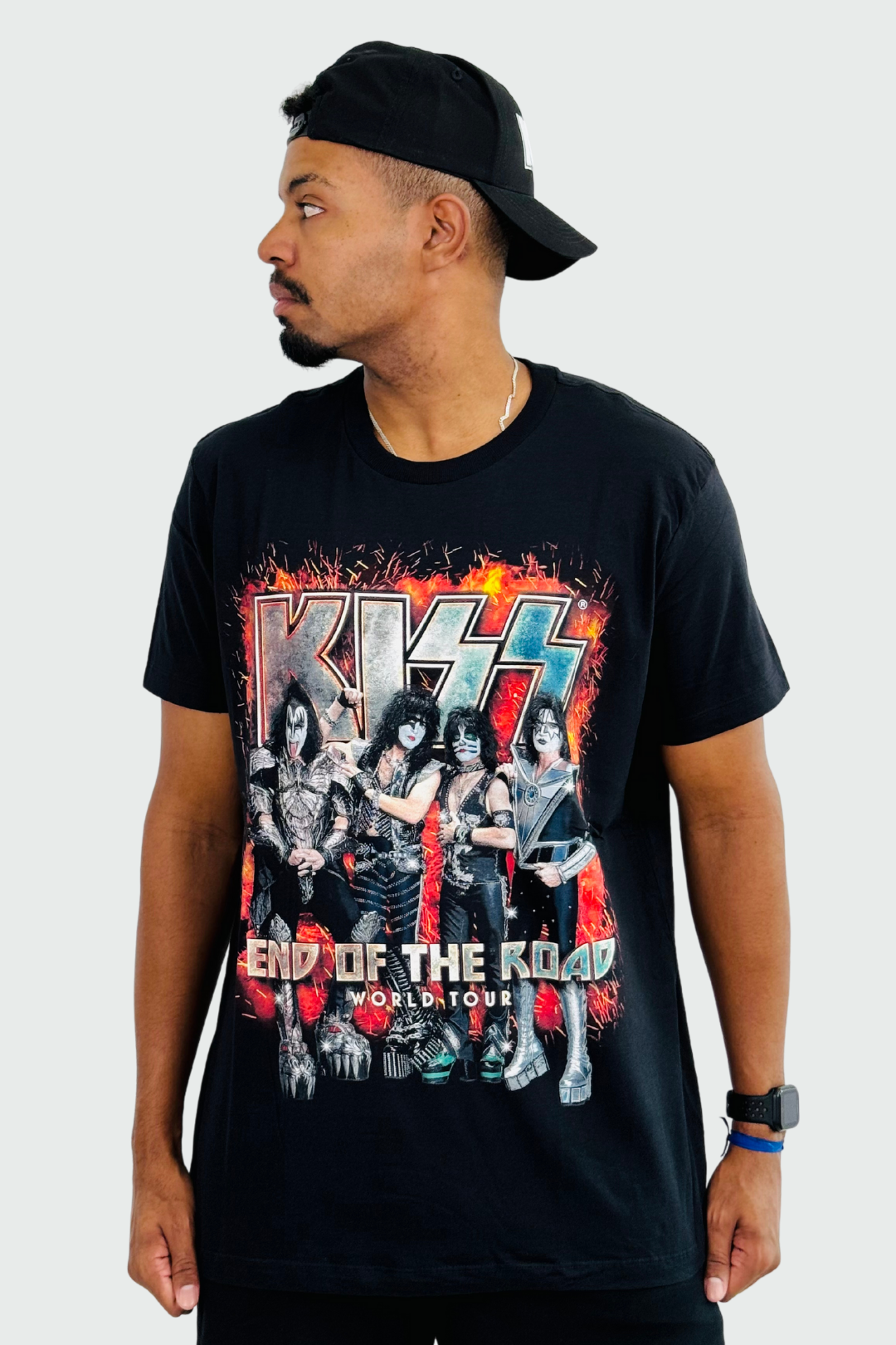 Camiseta Manga Curta Kiss End Of The Road World Tour 2022