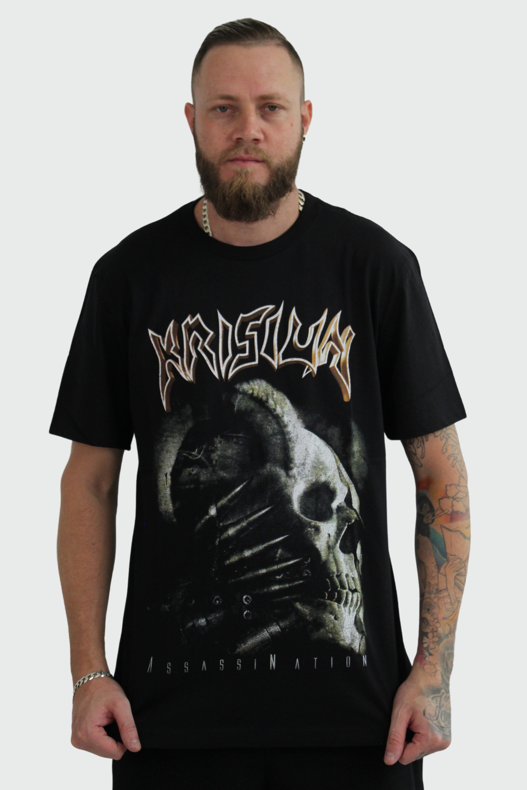 Camiseta Manga Curta Krisiun Assassination