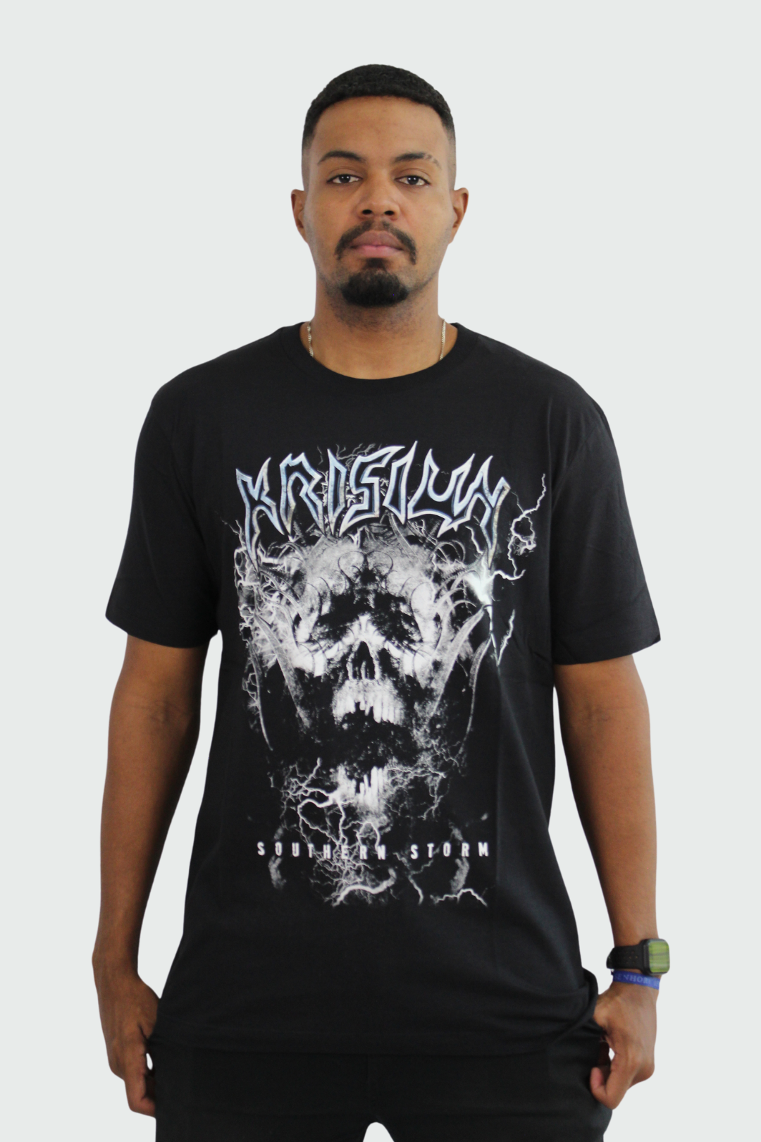 Camiseta Manga Curta Krisiun Southern Storm