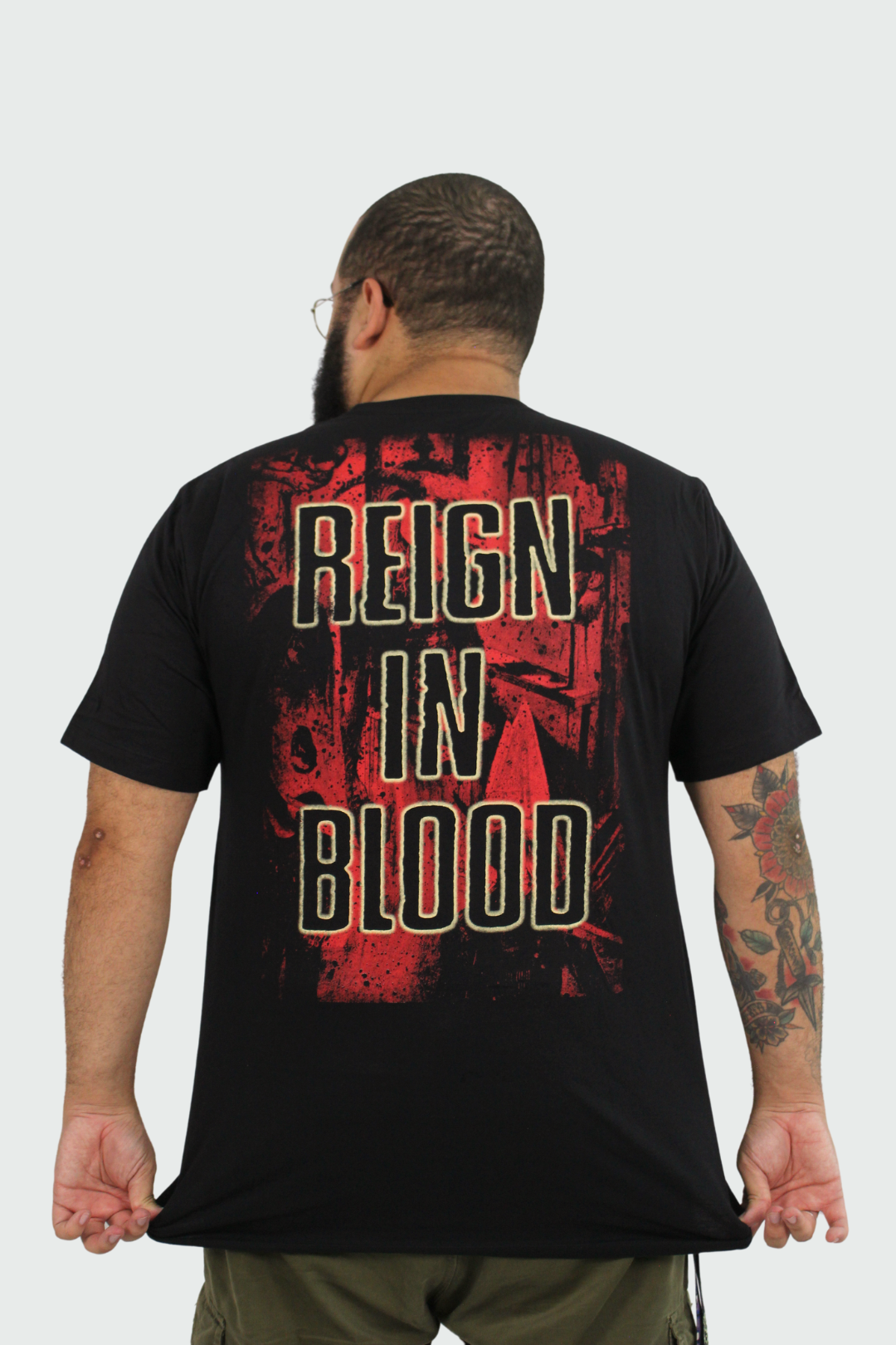 Camiseta Manga Curta Slayer Reign In Blood