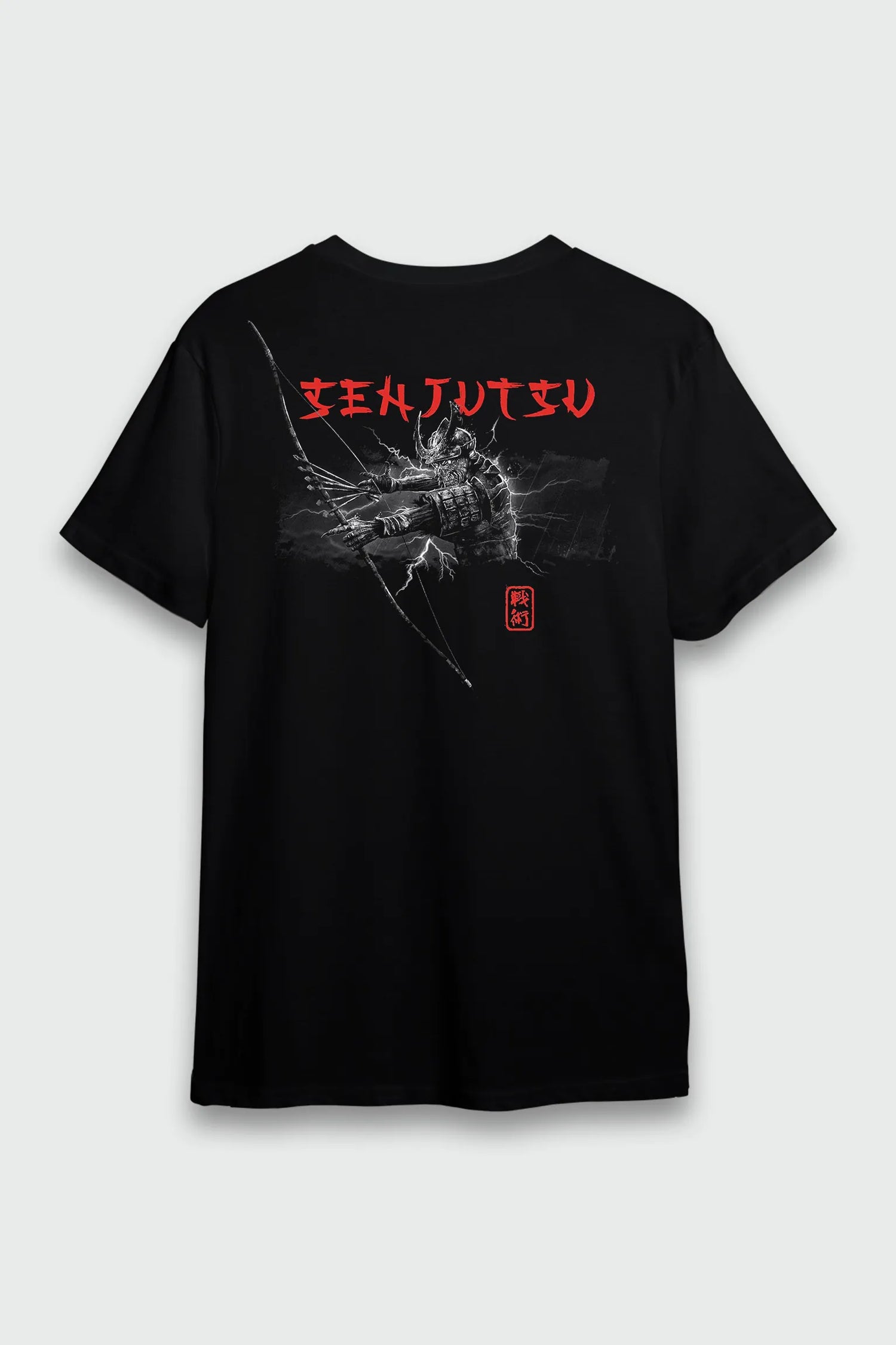 Camiseta Manga Curta Iron Maiden Samurai