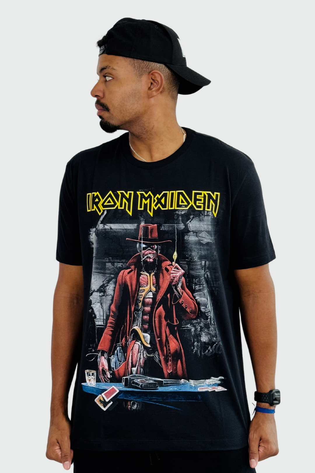 Camiseta Manga Curta Iron Maiden Stranger In A Strange Land