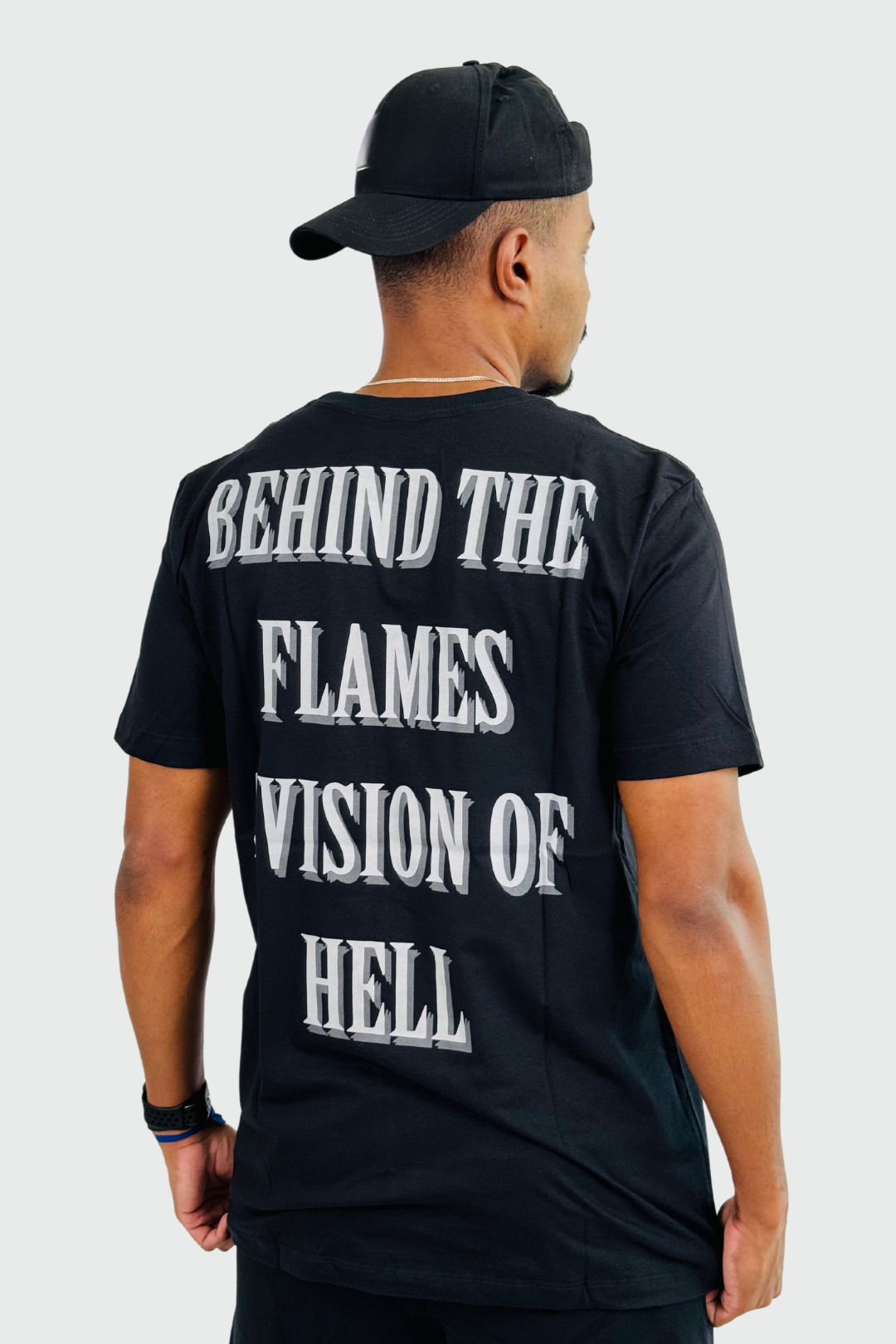 Camiseta Manga Curta Nervosa Behind The Flames A Vision Of Hell