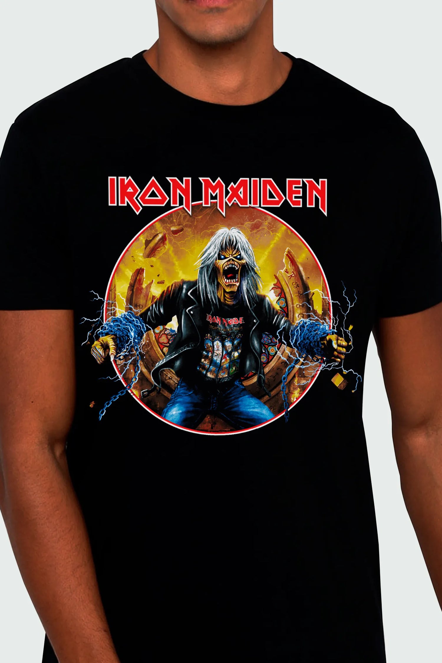 Camiseta Manga Curta Iron Maiden Eddie Legacy