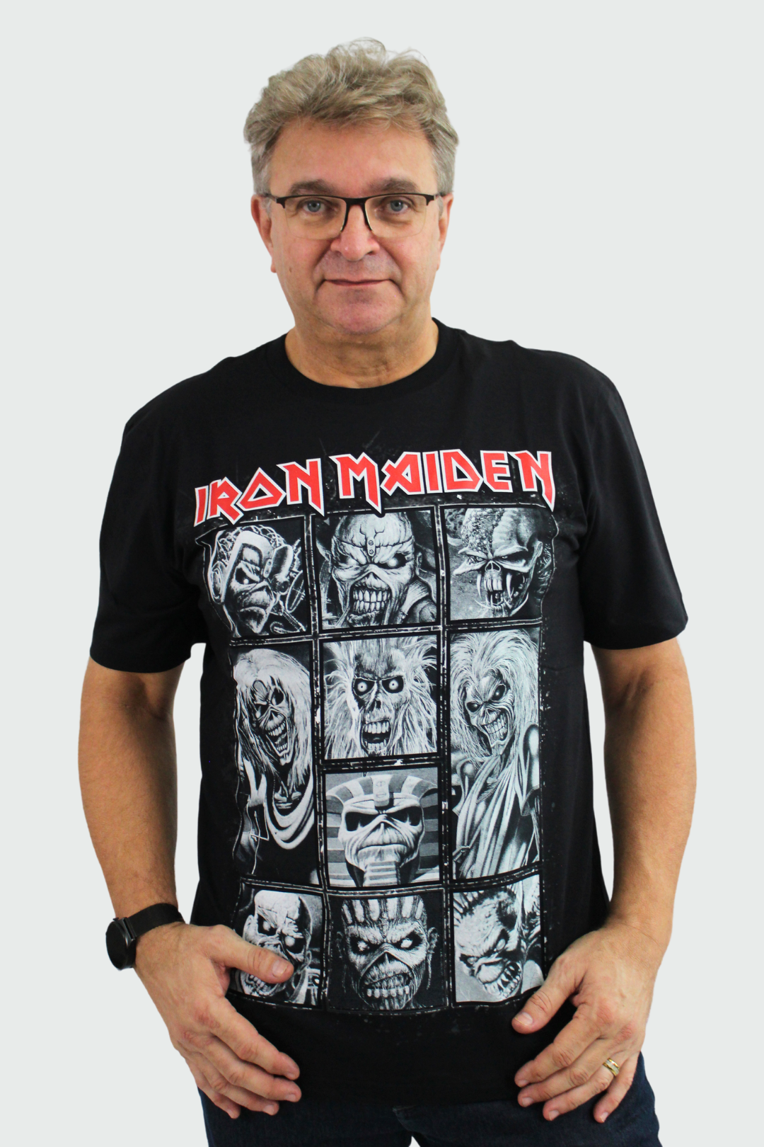 Camiseta Manga Curta Iron Maiden Ten Eddies