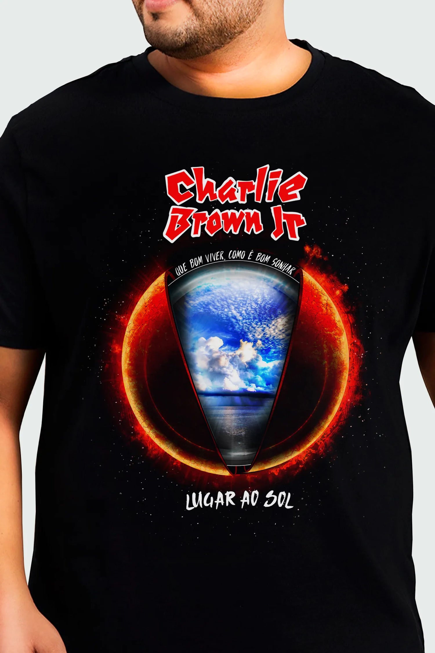 Camiseta Manga Curta Charlie Brown Jr. Lugar Ao Sol