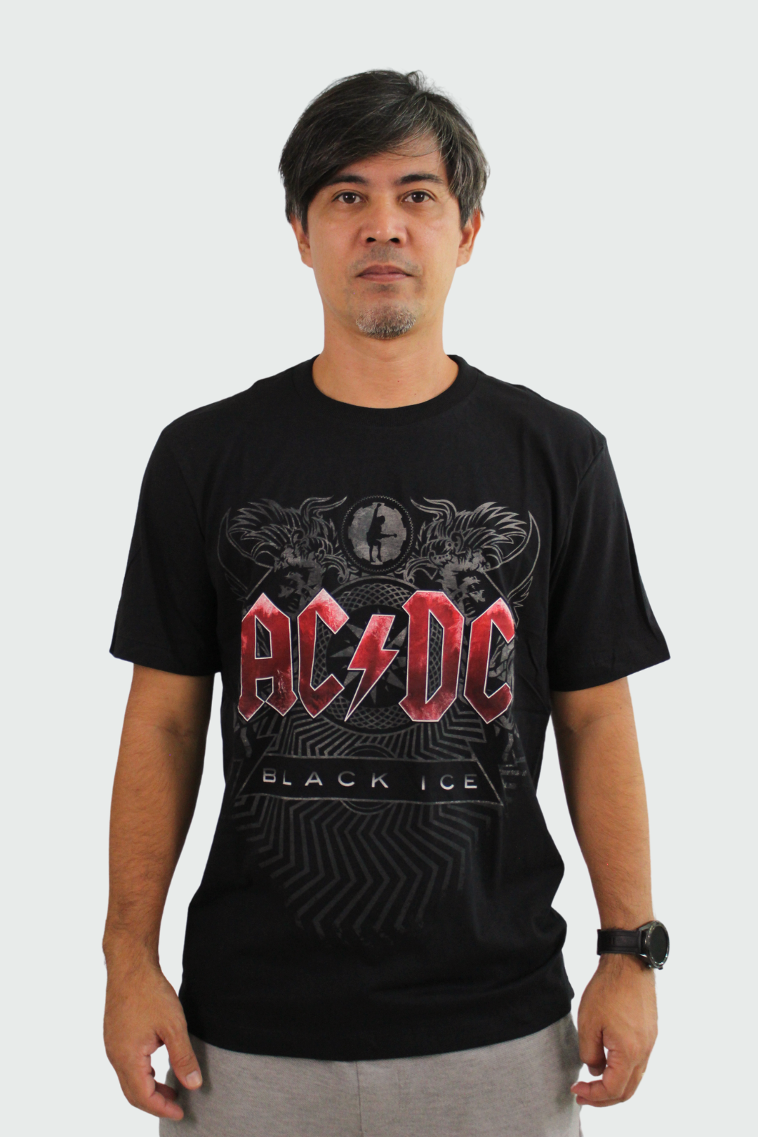 Camiseta Manga Curta AC/DC Black Ice