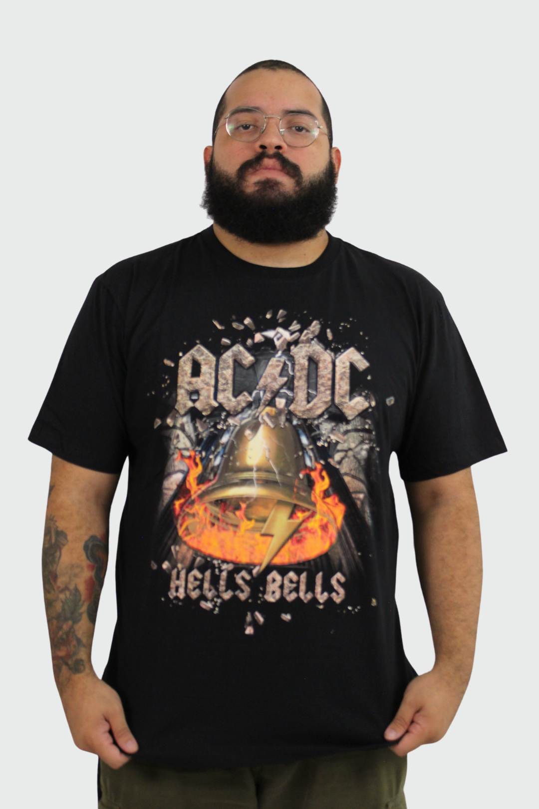 Camiseta Manga Curta AC/DC Hells Bells