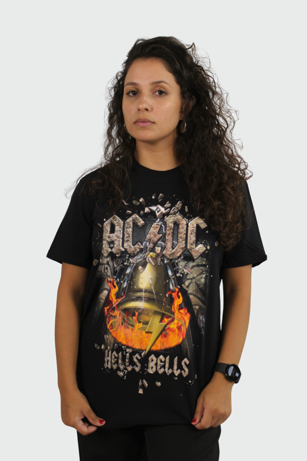 Camiseta Manga Curta AC/DC Hells Bells