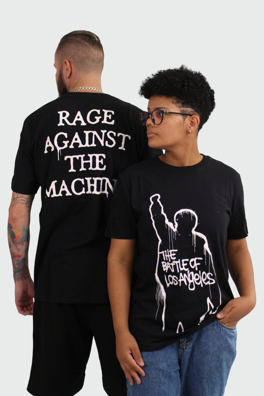 Camiseta Manga Curta Rage Against The Machine The Battle