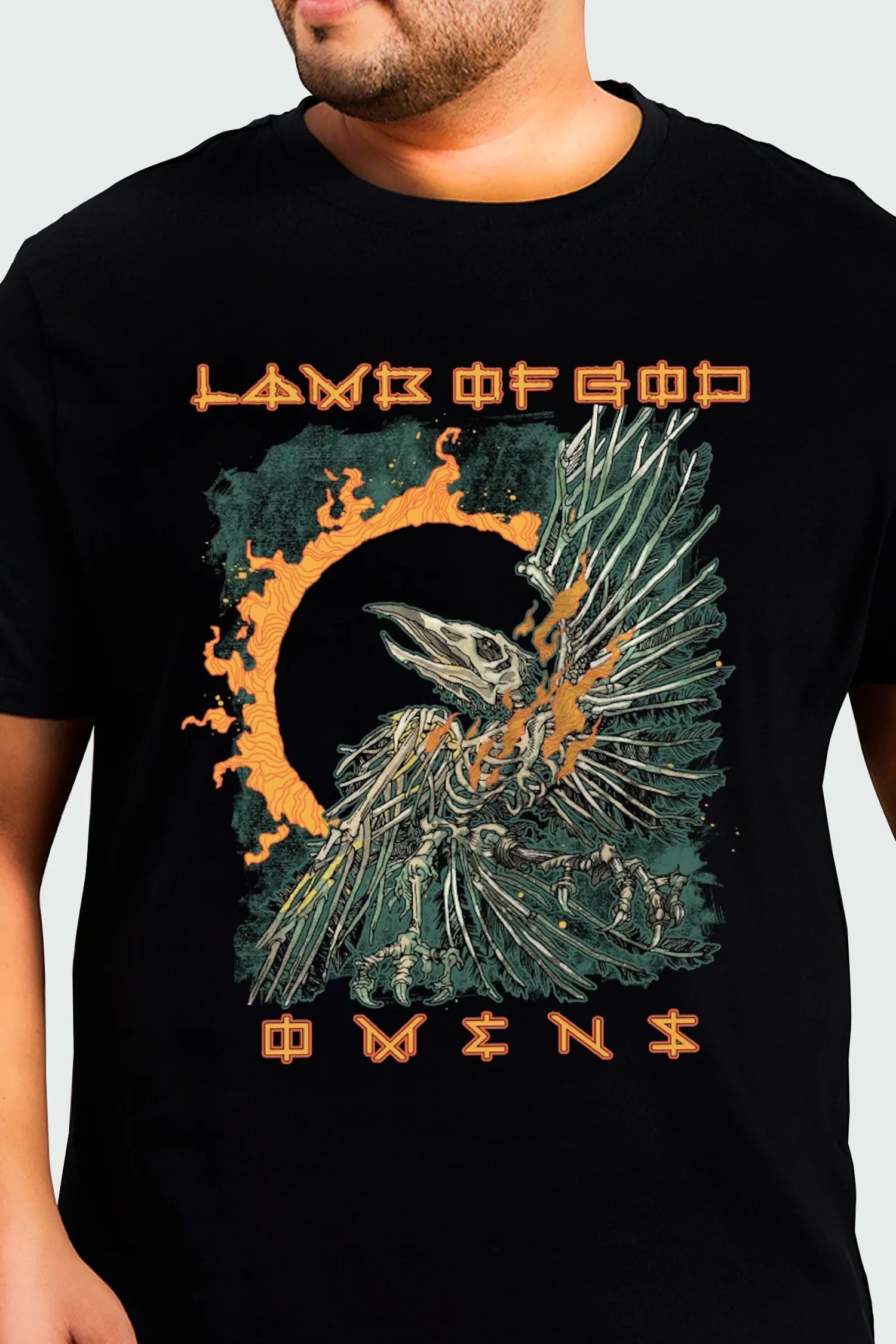 Camiseta Manga Curta Lamb Of God Omens