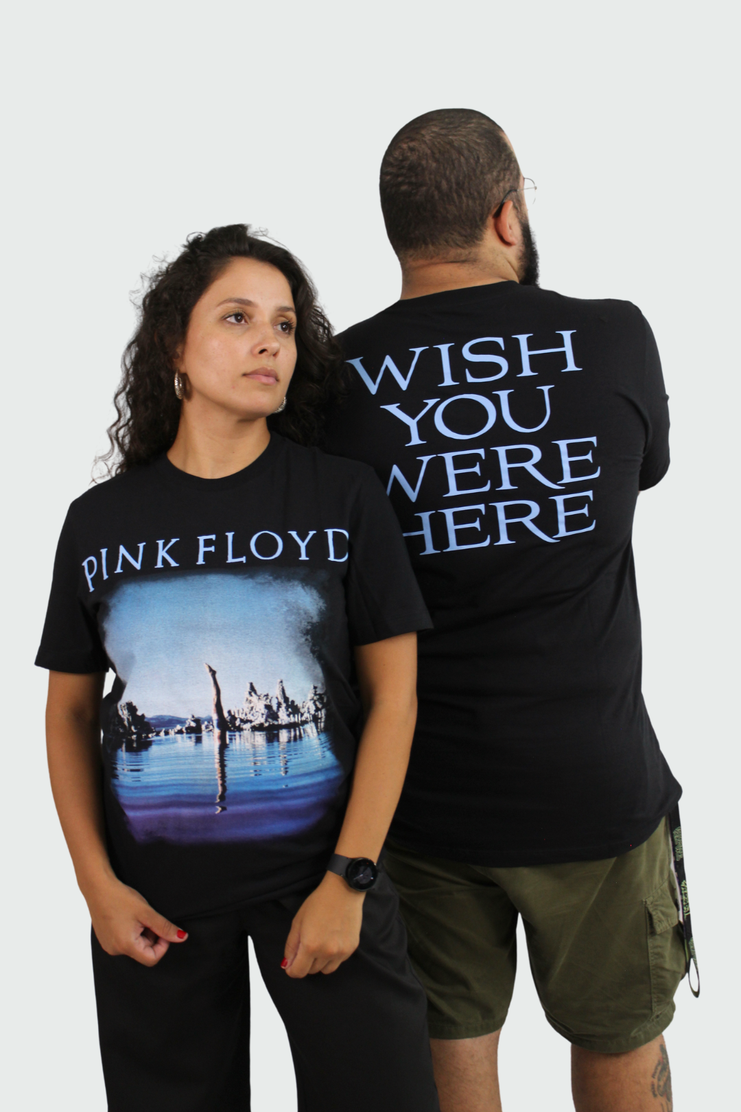 Camiseta Manga Curta Pink Floyd Wish You Were Here