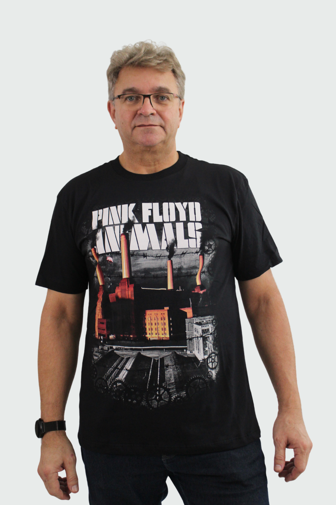 Camiseta Manga Curta Pink Floyd Animals II