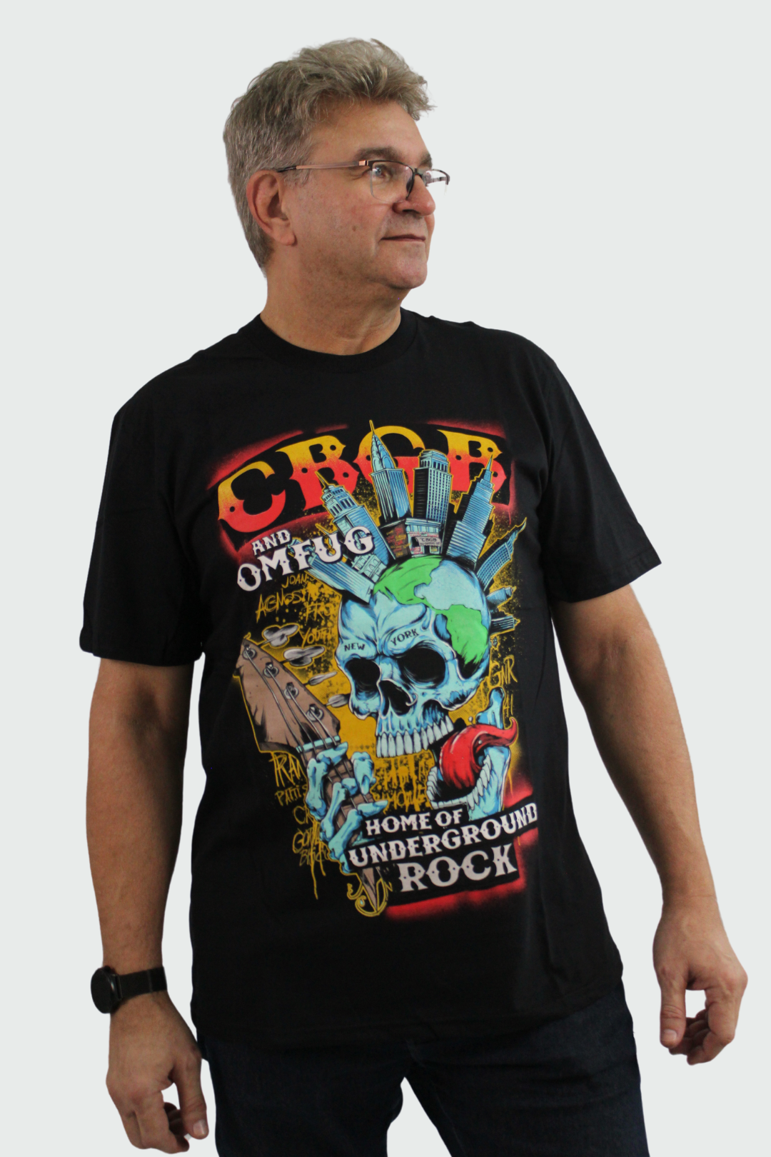 Camiseta Manga Curta CBGB Home Of Underground Rock