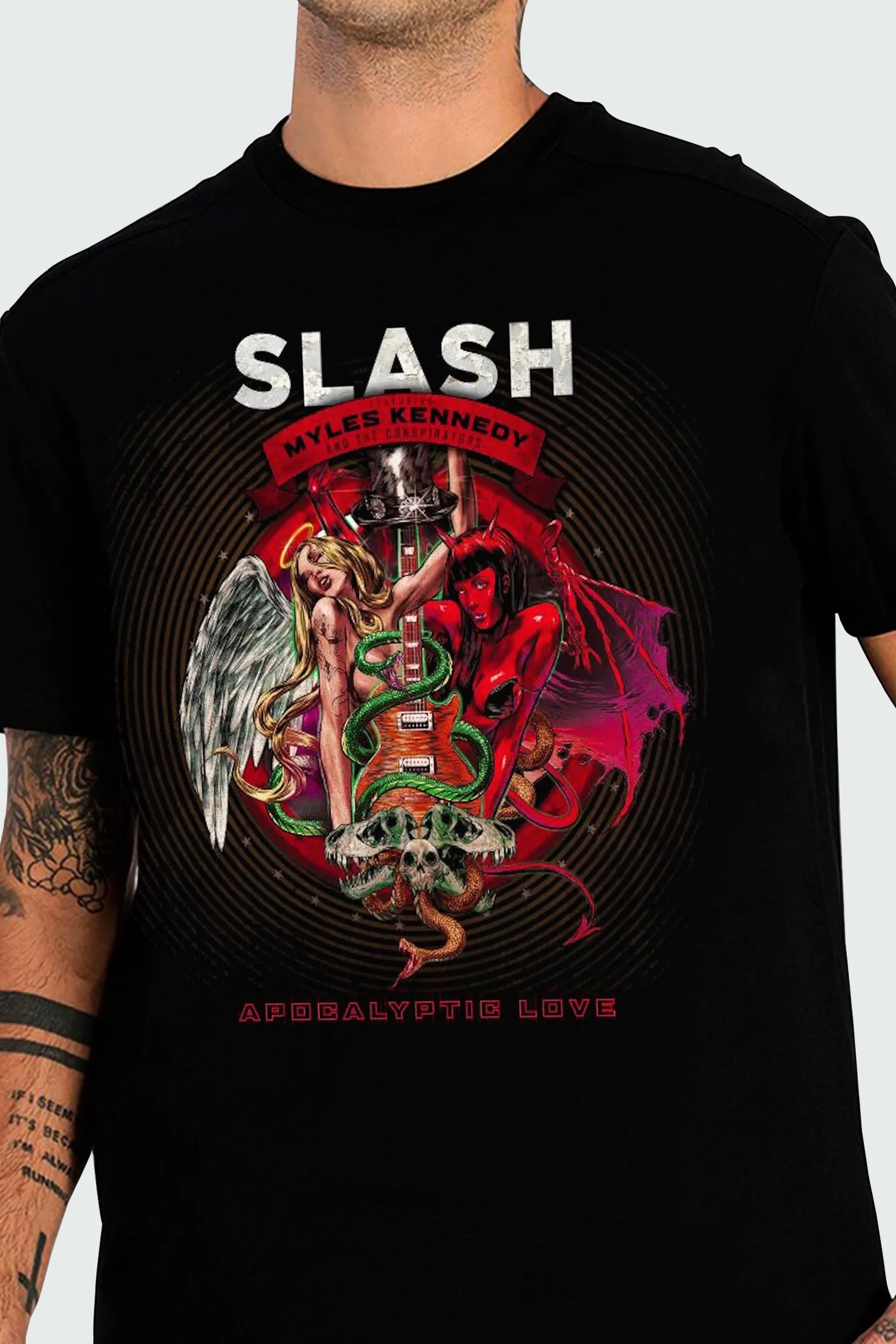 Camiseta Manga Curta Slash Apocalyptic Love