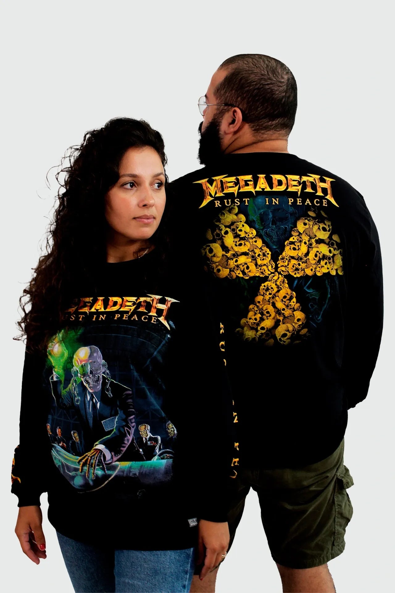 Camiseta Manga Longa Megadeth Rust In Peace