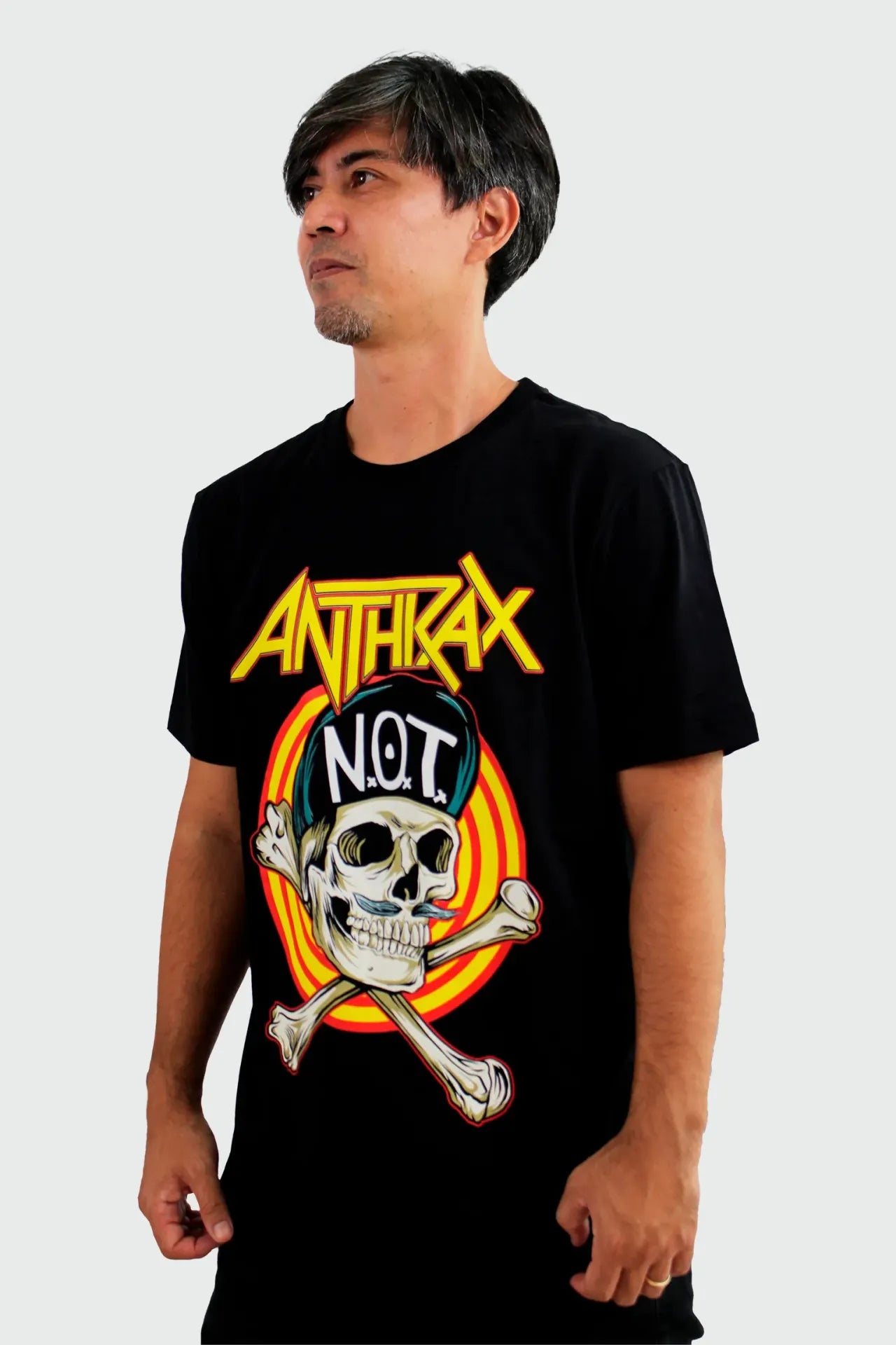 Camiseta Manga Curta Anthrax Not Man