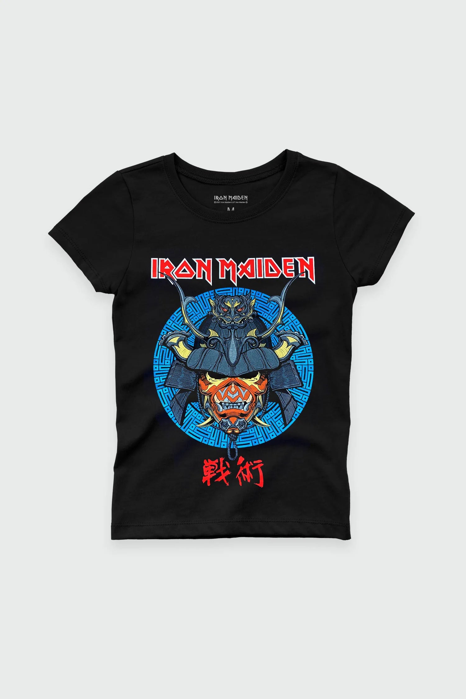 Camiseta Manga Curta Feminina Iron Maiden Senjutsu