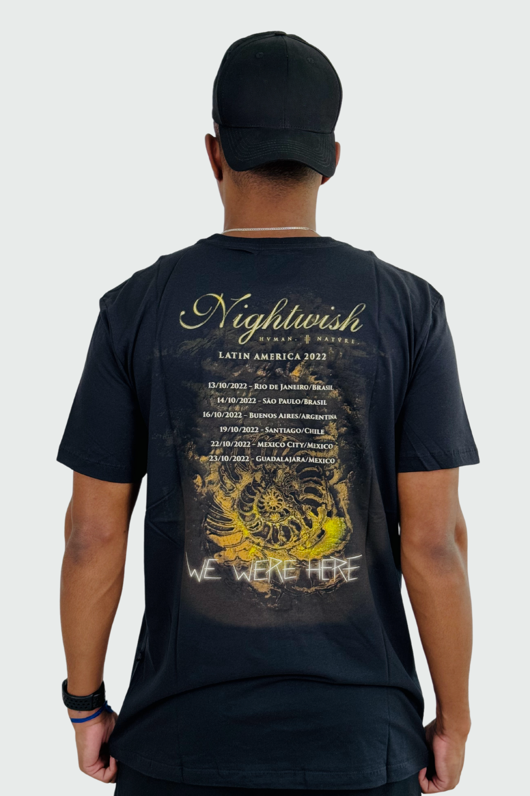 Camiseta Manga Curta Nightwish Human. :II: Nature. Symbols LA Tour 2022