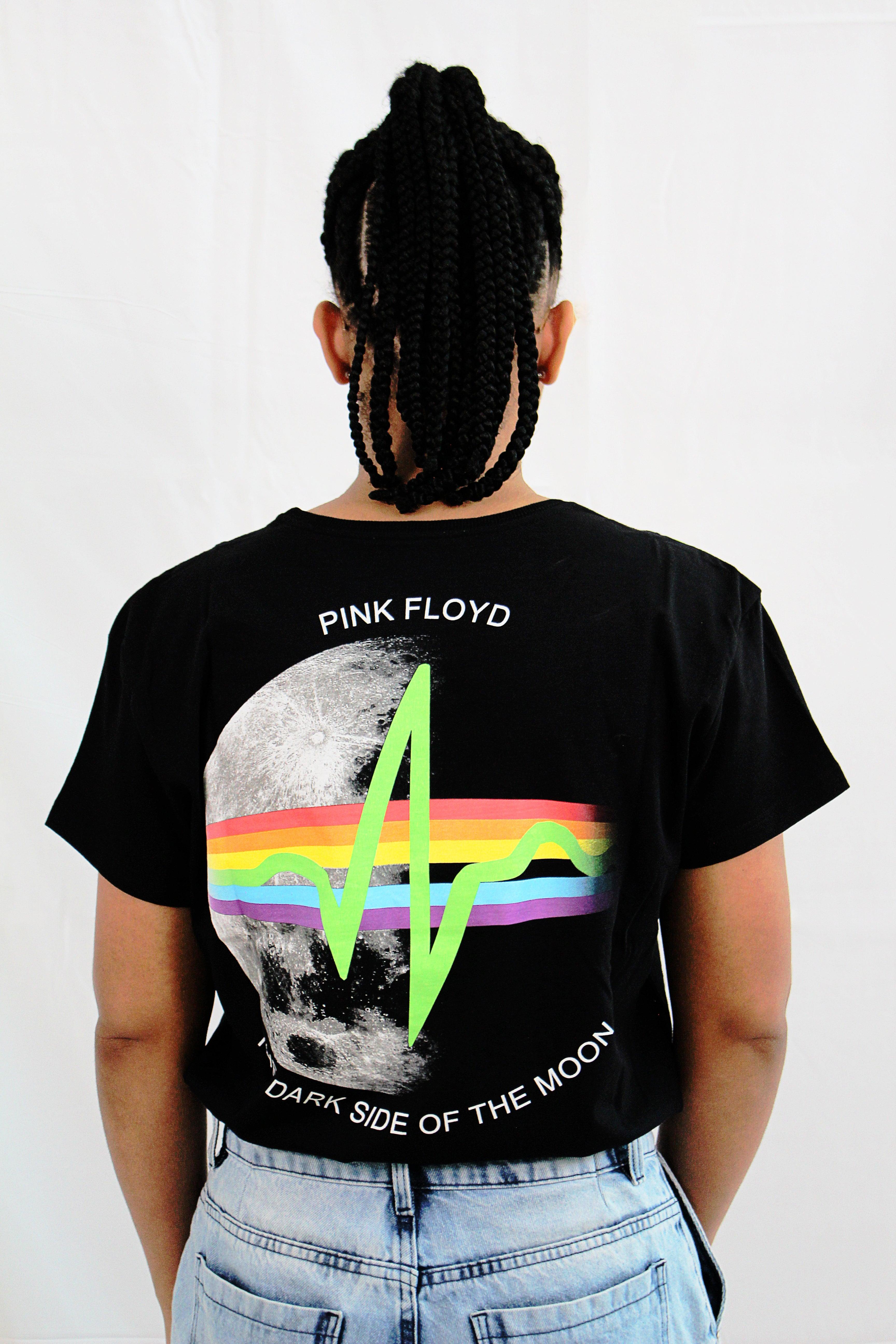 Camiseta Feminina Pink Floyd Dark Side of the Moon | Consulado do Rock