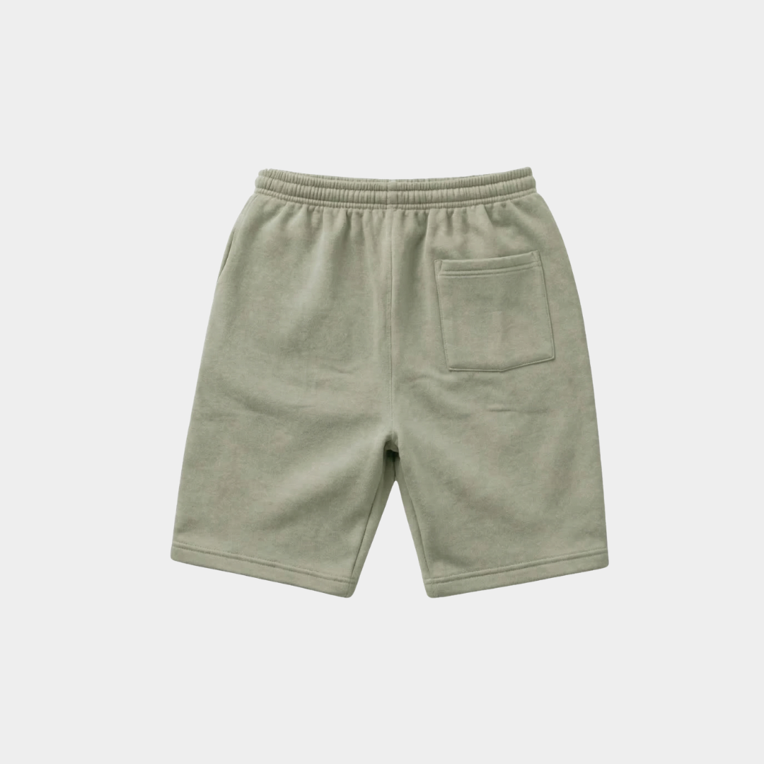 Bermuda Moletom Verde Claro Consulado do Rock