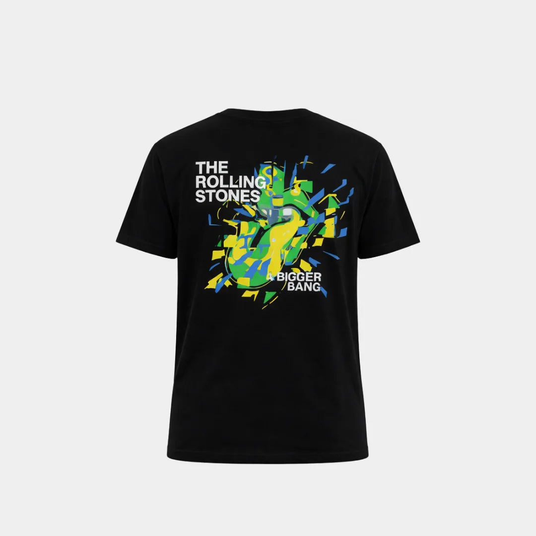 Camiseta The Rolling Stones A Bigger Bang Live on Copacabana Beach Preta