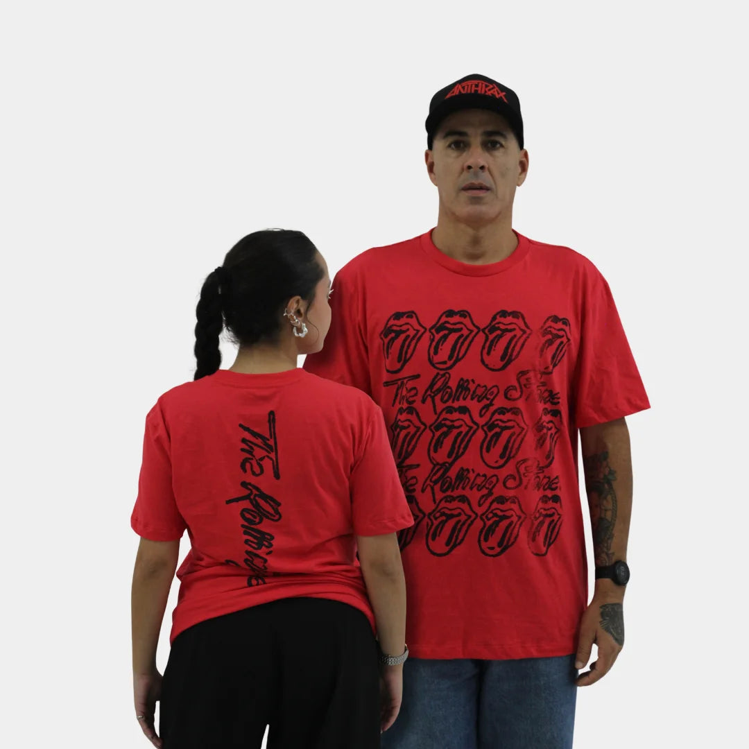 Camiseta The Rolling Stones Tongue Grid | Consulado do Rock