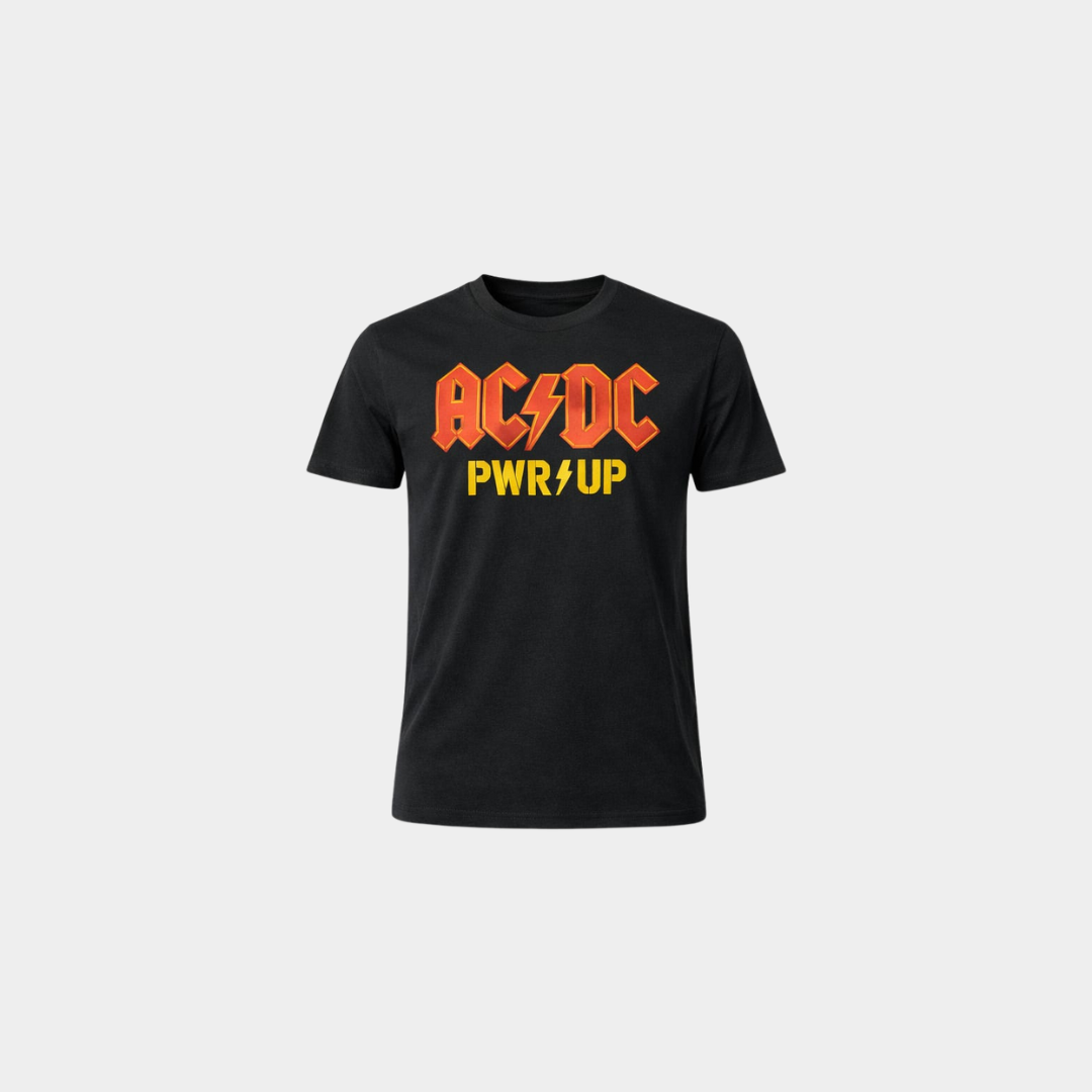 Camiseta Oficial AC/DC PWR UP | Consulado do Rock