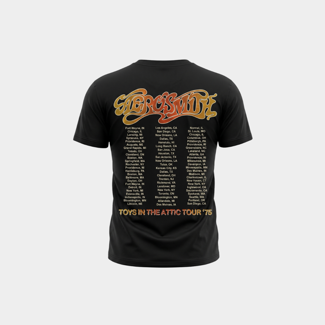 Camiseta Aerosmith Toys in the Attic Tour