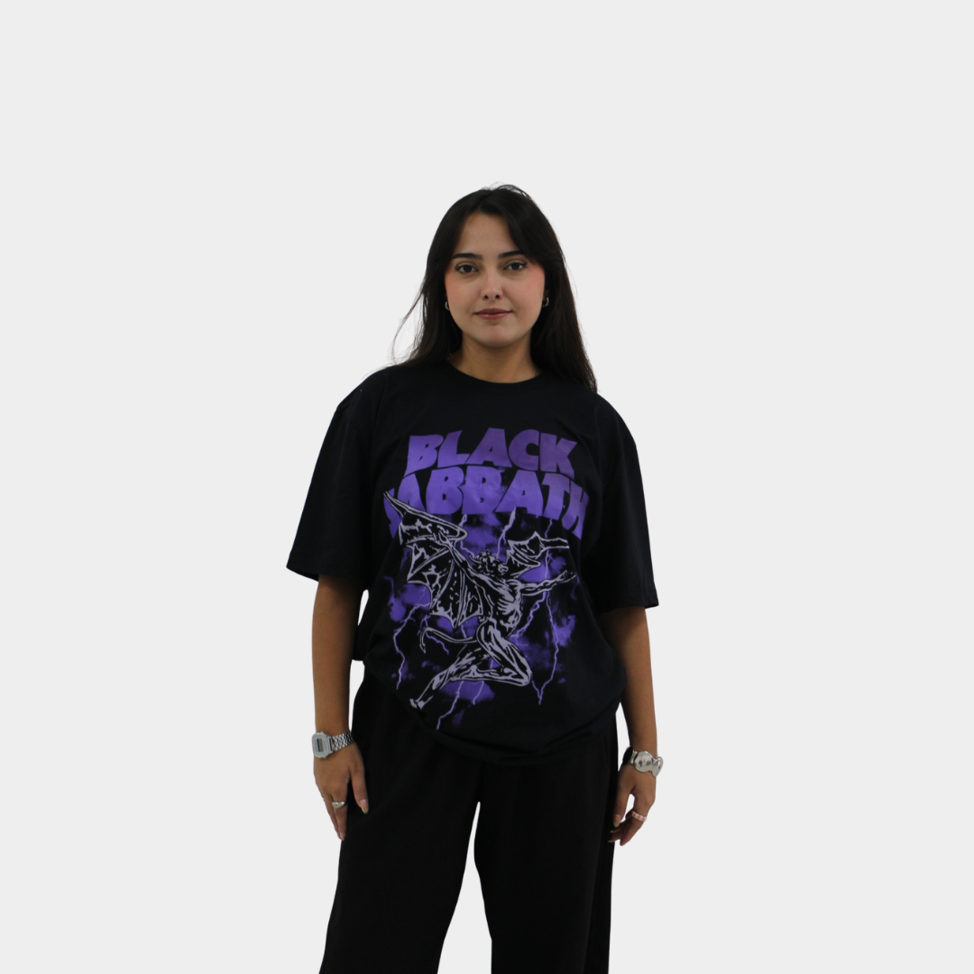 Camiseta Black Sabbath Henry Purple
