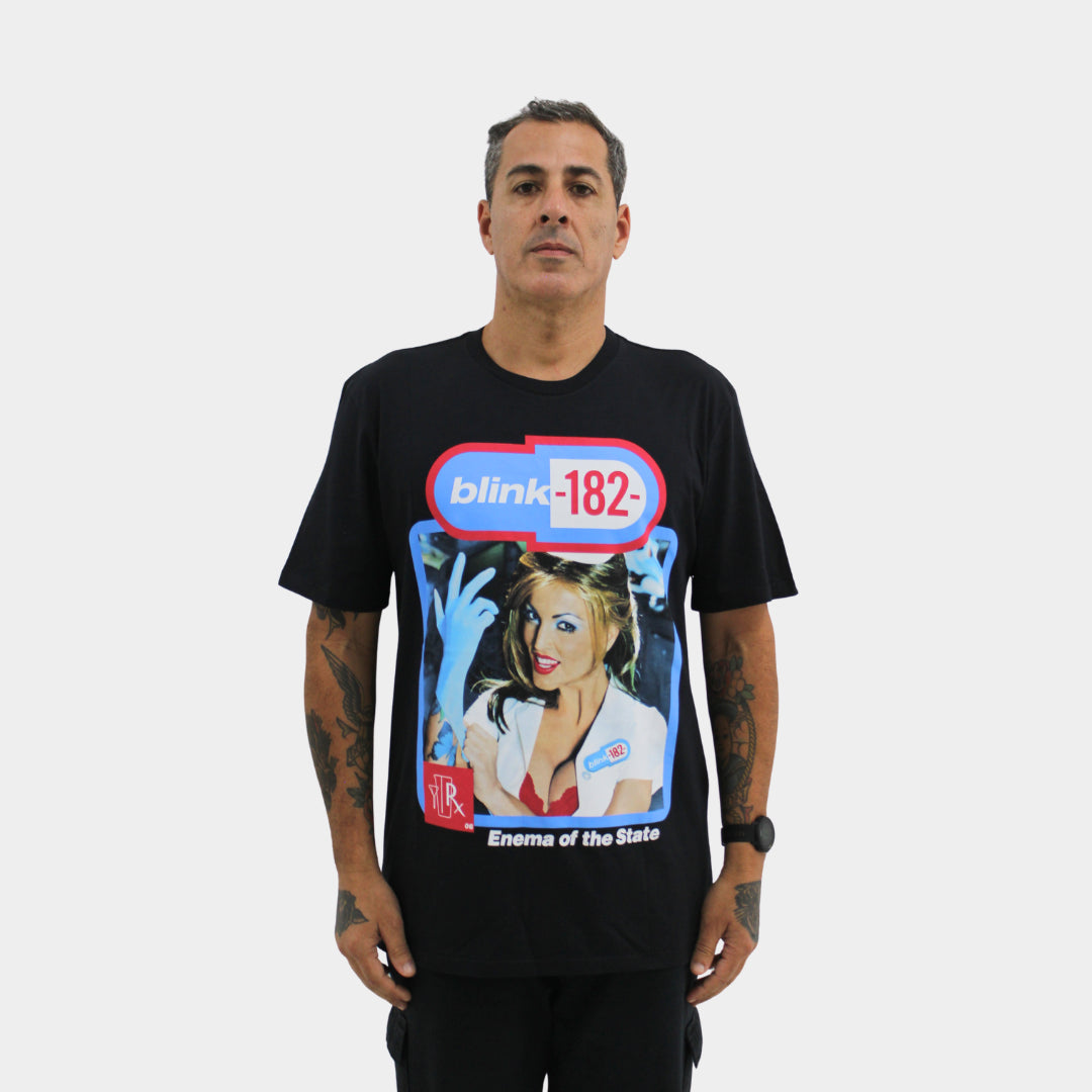 blink-182 Enema Of The State Tシャツ XL Camiseta Blink-182 Enema of the State Oficial | Consulado do Rock