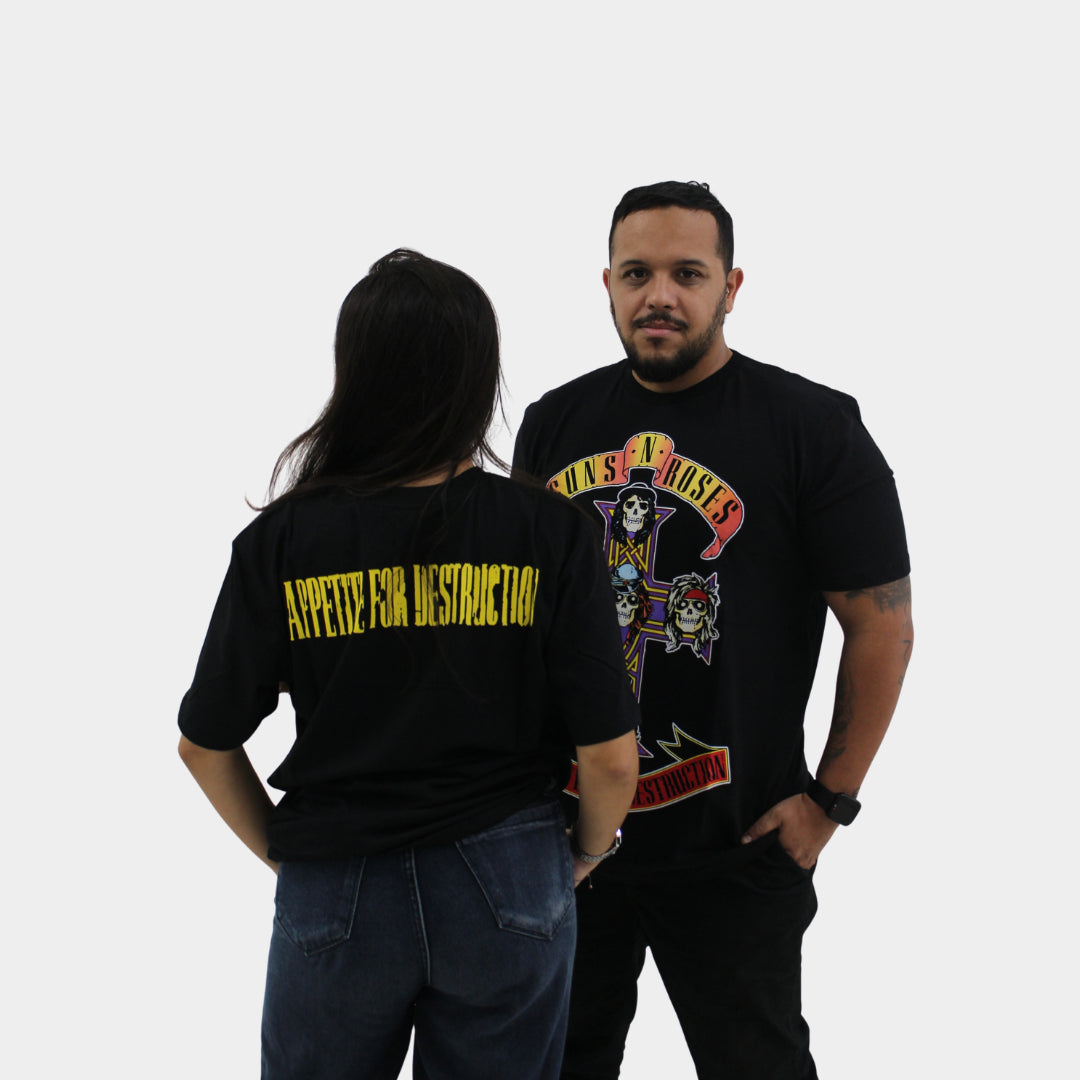 Camiseta Guns N' Roses Appetite for Destruction | Consulado do Rock