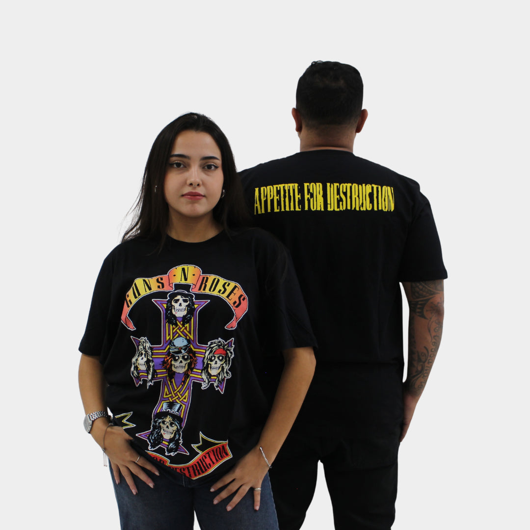 Camiseta Guns N' Roses Appetite for Destruction | Consulado do Rock
