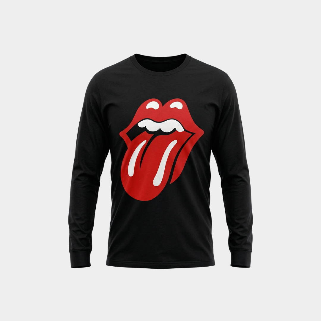 Camiseta Manga Longa The Rolling Stones Hot Lips