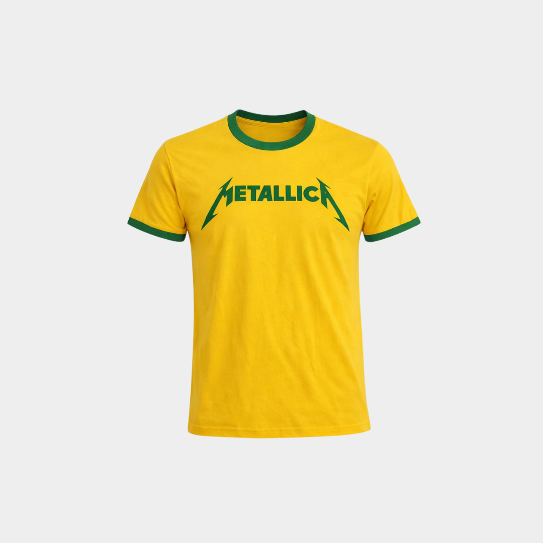 Camiseta Metallica Brasil