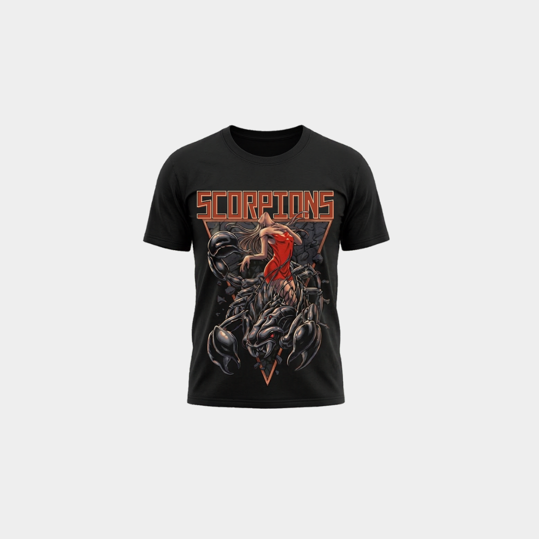 Camiseta Scorpions Rock You Like A Hurricane