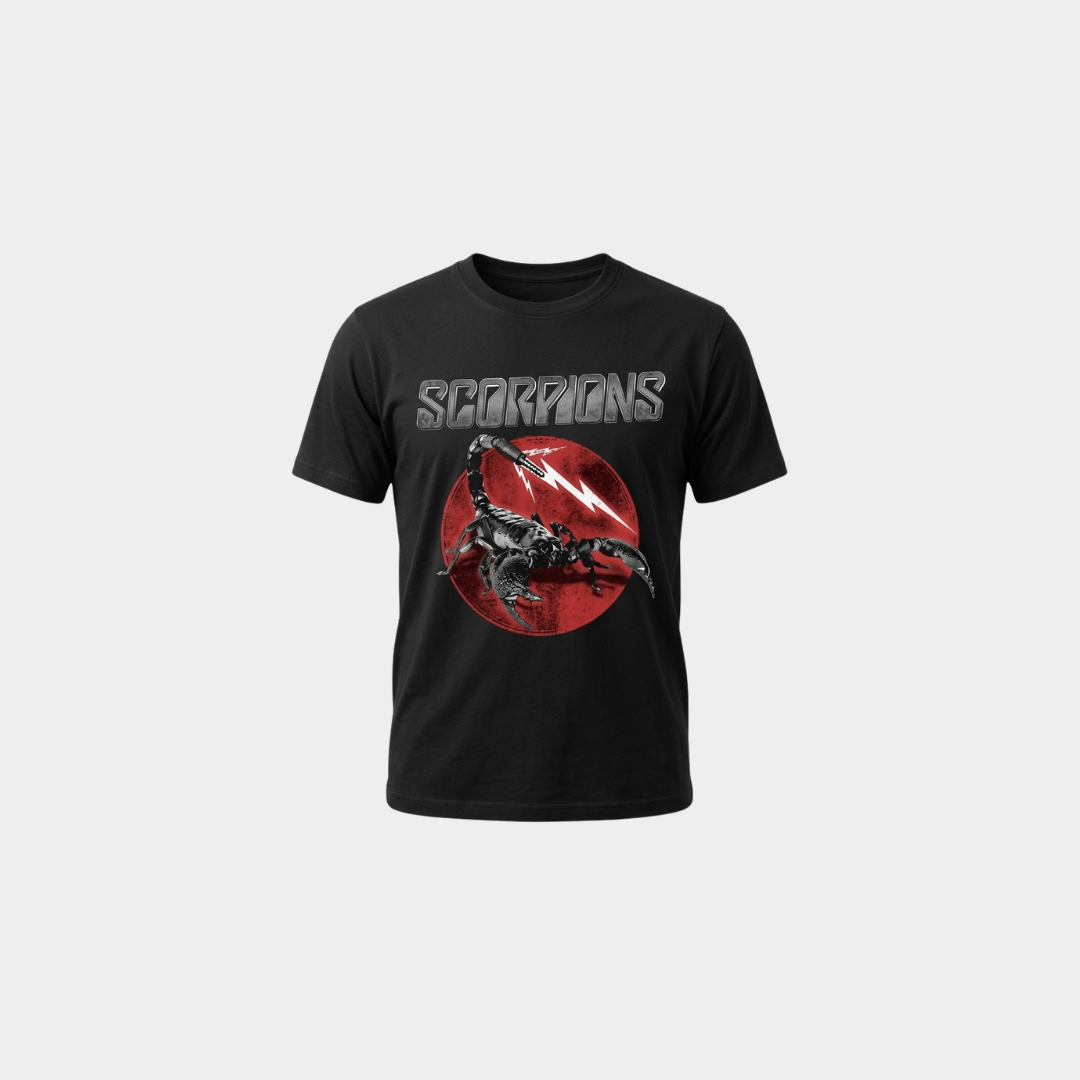 Camiseta Scorpions Scorpion Lightning